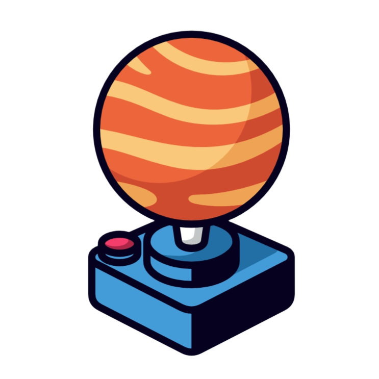 JupiterSoft joystick and planet mark